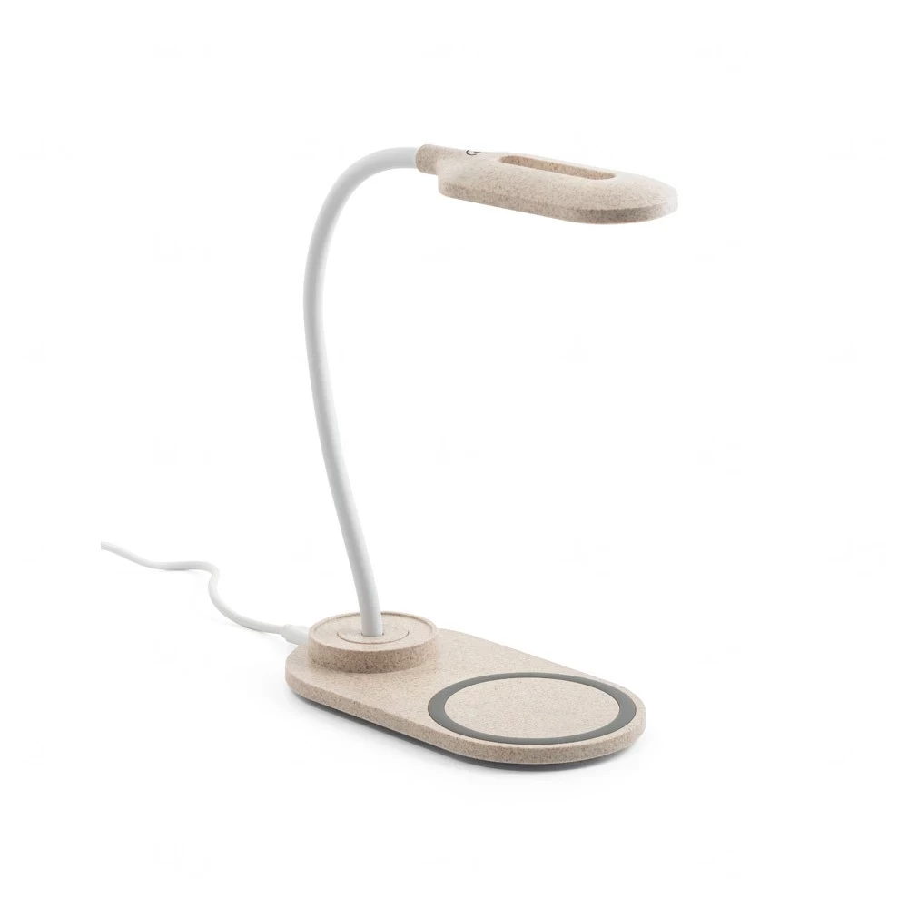 Luminária de Mesa Ecológica com Base de Carregamento Natural