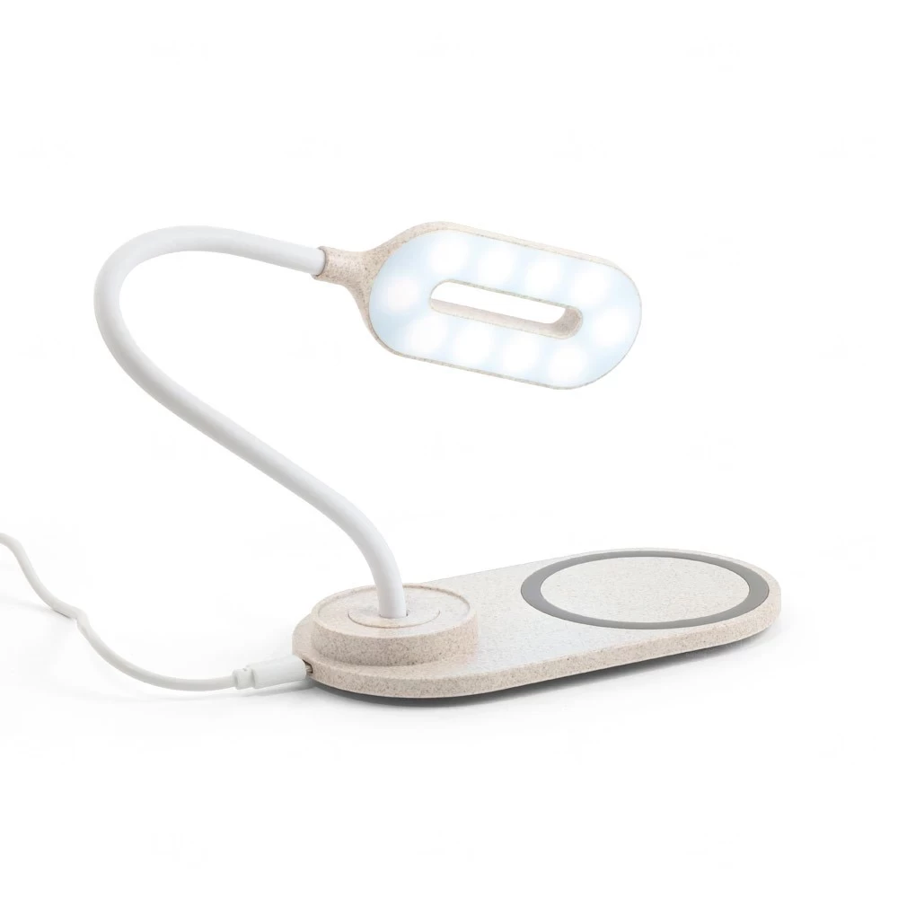Luminária de Mesa Ecológica com Base de Carregamento 