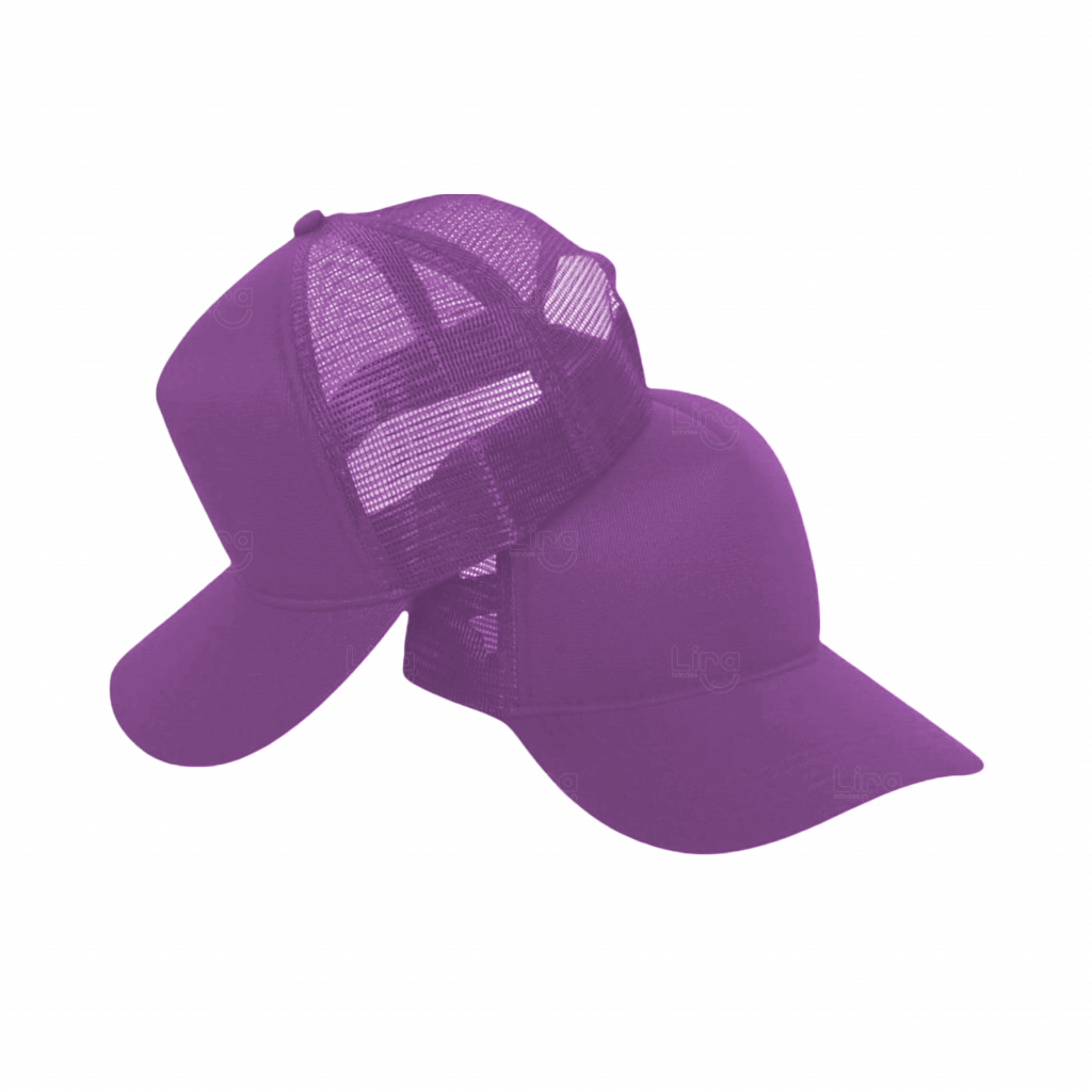 Boné Trucker Personalizado Roxo