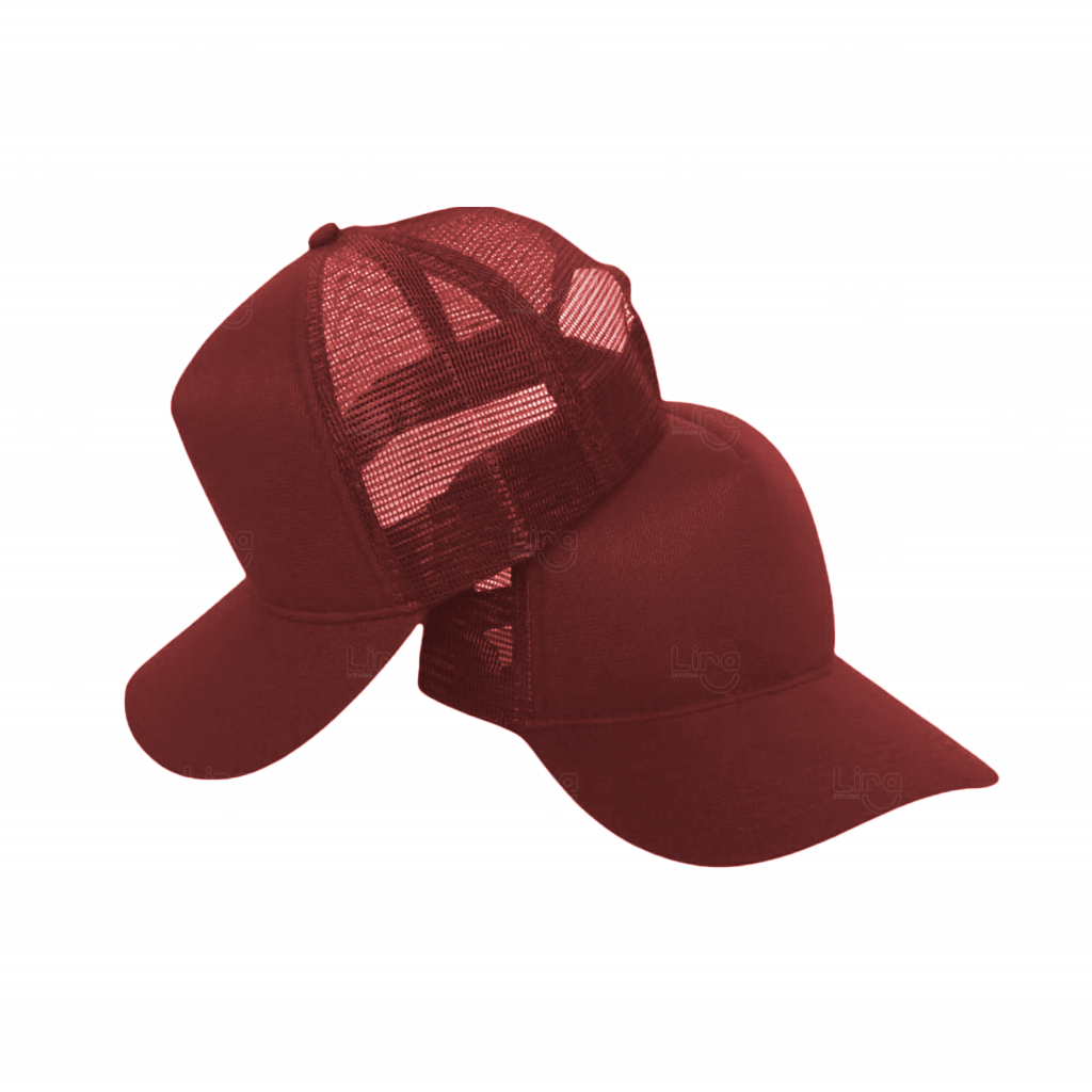 Boné Trucker Personalizado Vinho
