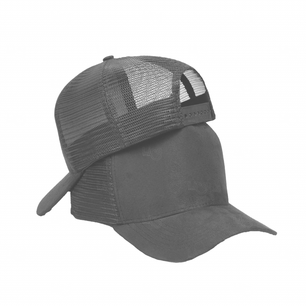 Boné Trucker Personalizado Cinza