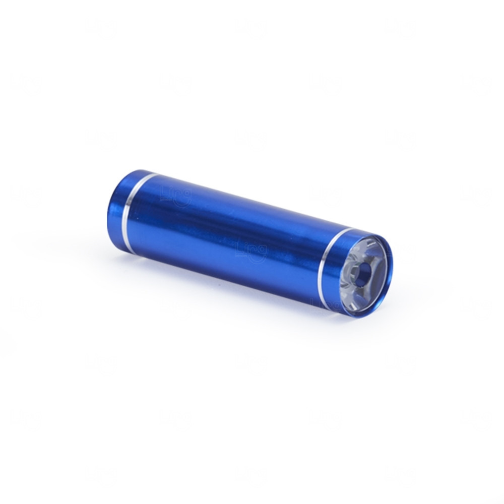 Lanterna Bastão LED em Alumínio Personalizada Azul