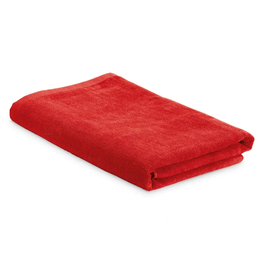 Kit Praia Toalha e Sacola Personalizada Vermelho