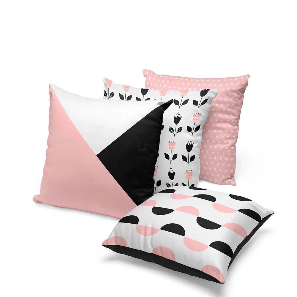 Almofada 30x30cm Personalizada Rosa