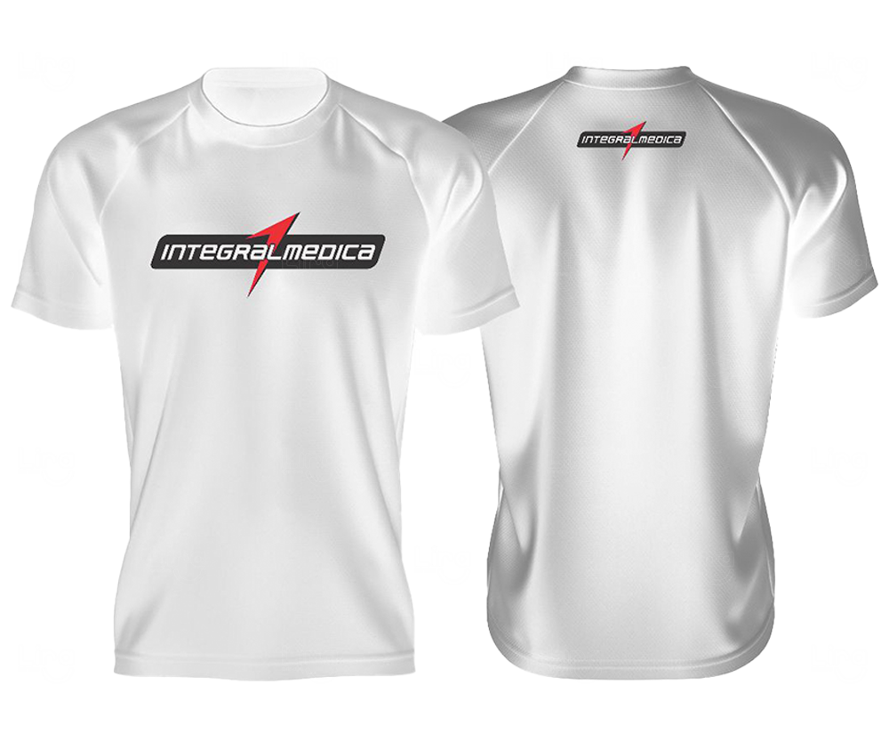 Camiseta Dry Fit sublimação 100% Personalizada Branco