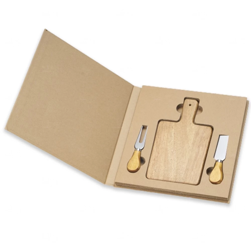 Kit Queijo Personalizado - 3 Peças Natural