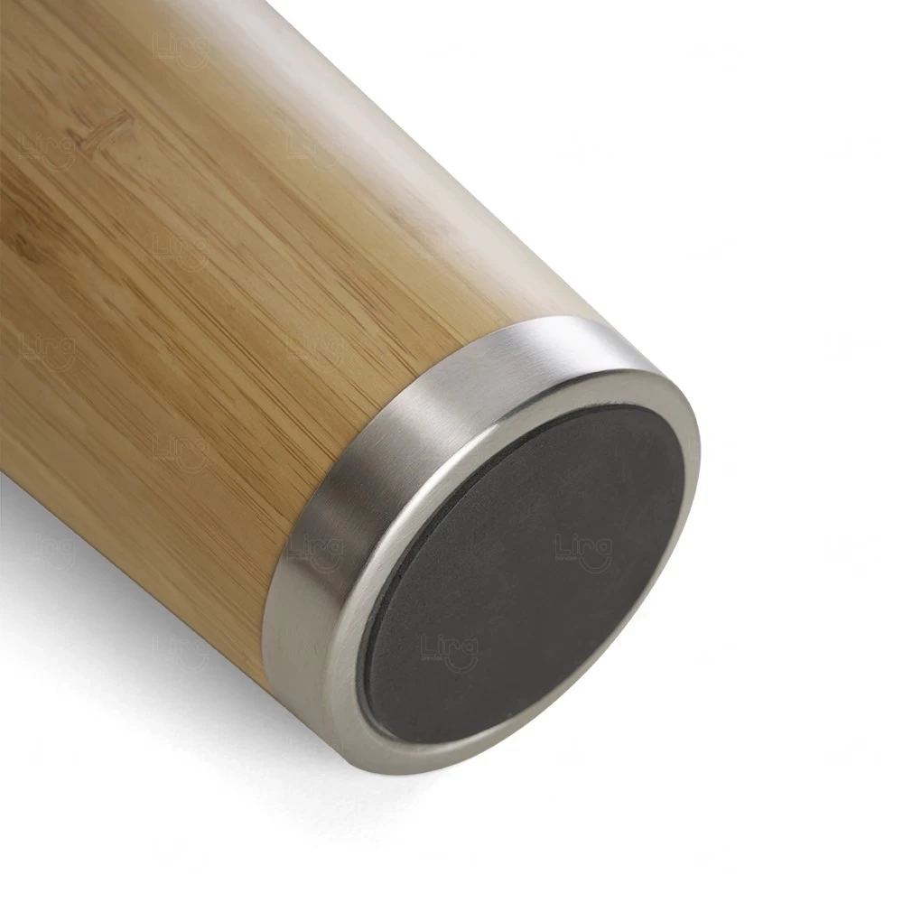 Copo de Bambu e Inox 500ml Personalizado 