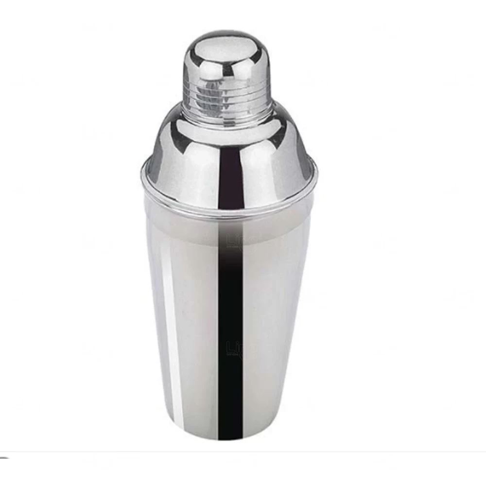 Coqueteleira Tradicional Inox  500ml Personalizada Inox