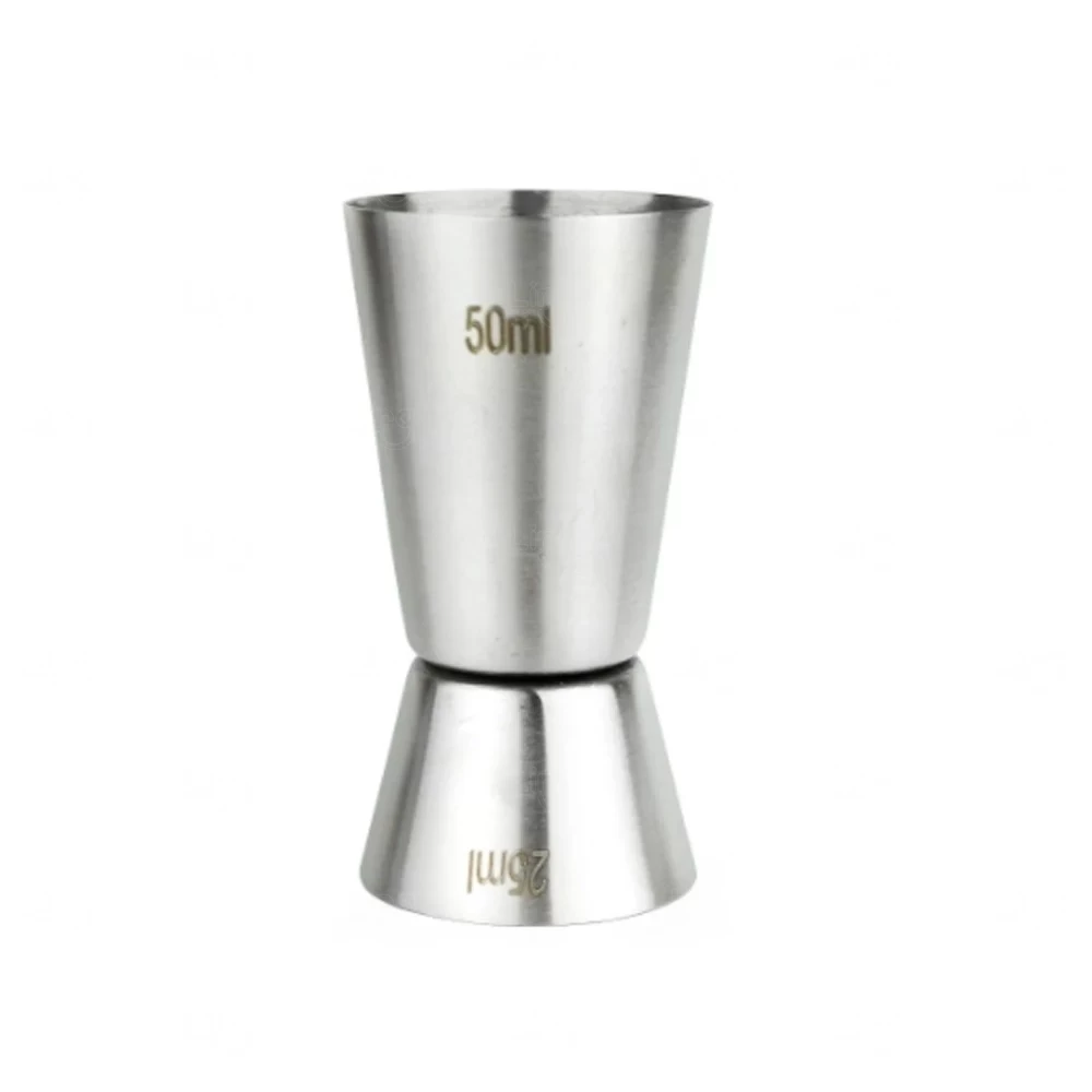 Dosador Duplo Inox 25ml e 50ml Personalizado 