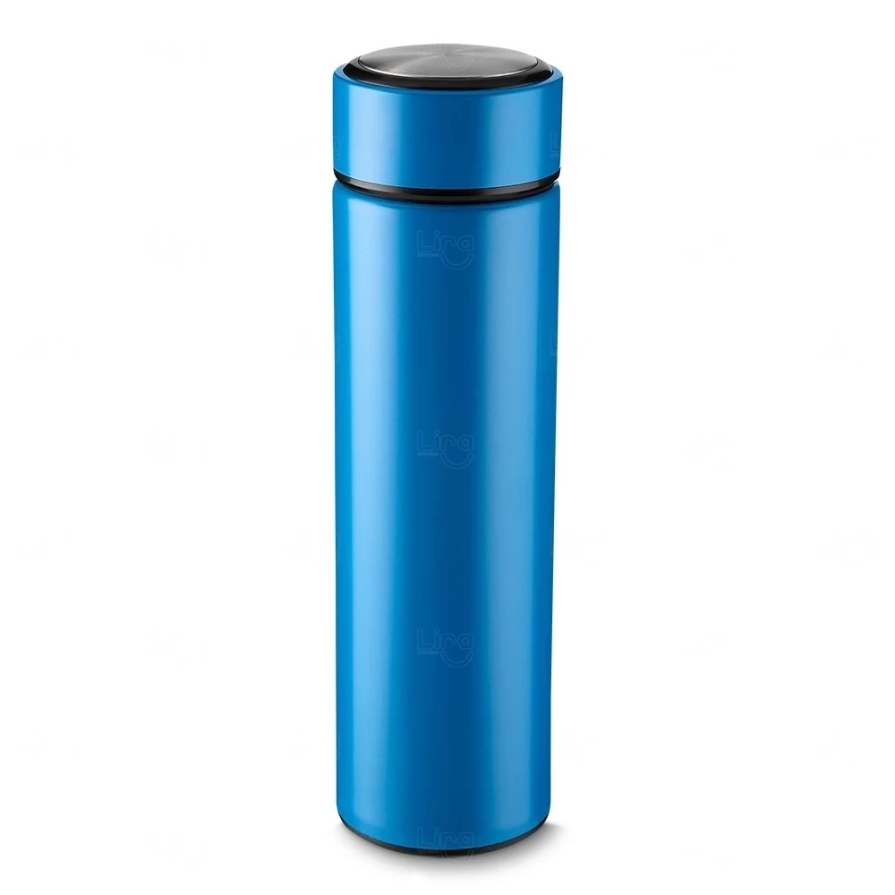 Garrafa Personalizada Inox com Infusor - 450ml Azul