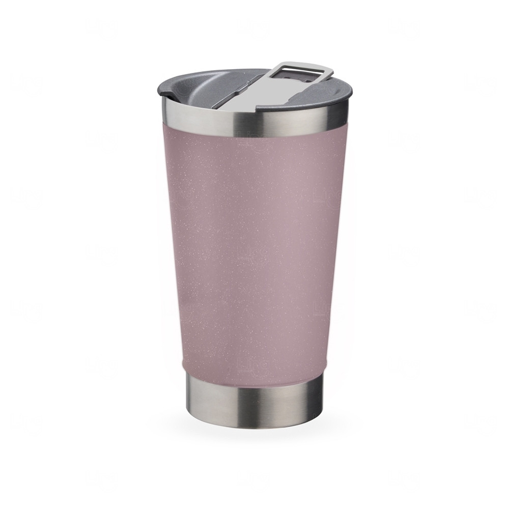 Copo Térmico Inox 500ml Personalizado Bronze Escuro