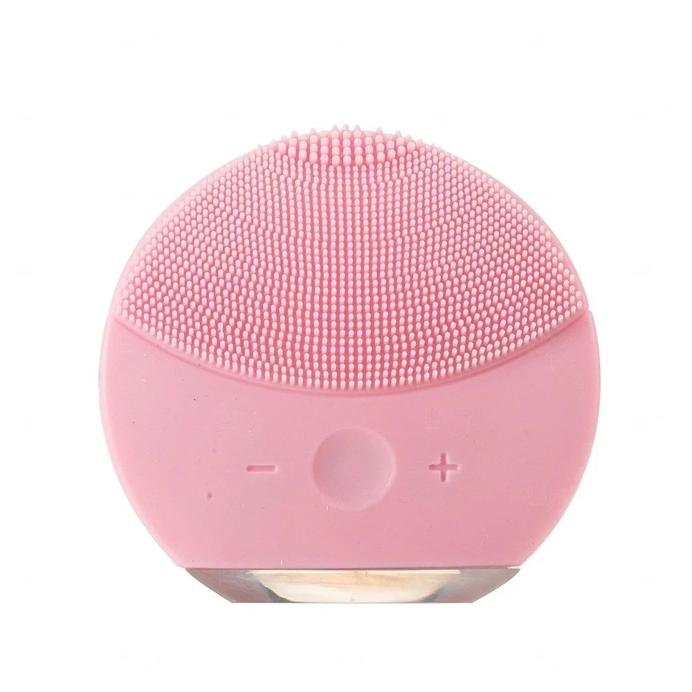 Massageador e Limpador Facial Elétrico Personalizado Rosa Claro