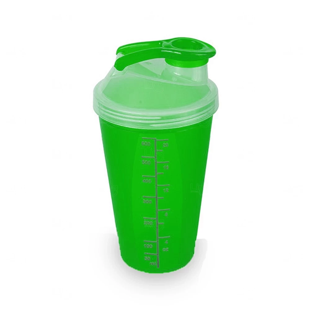 Coqueteleira Shaker 700ml com Dosador Personalizada Verde