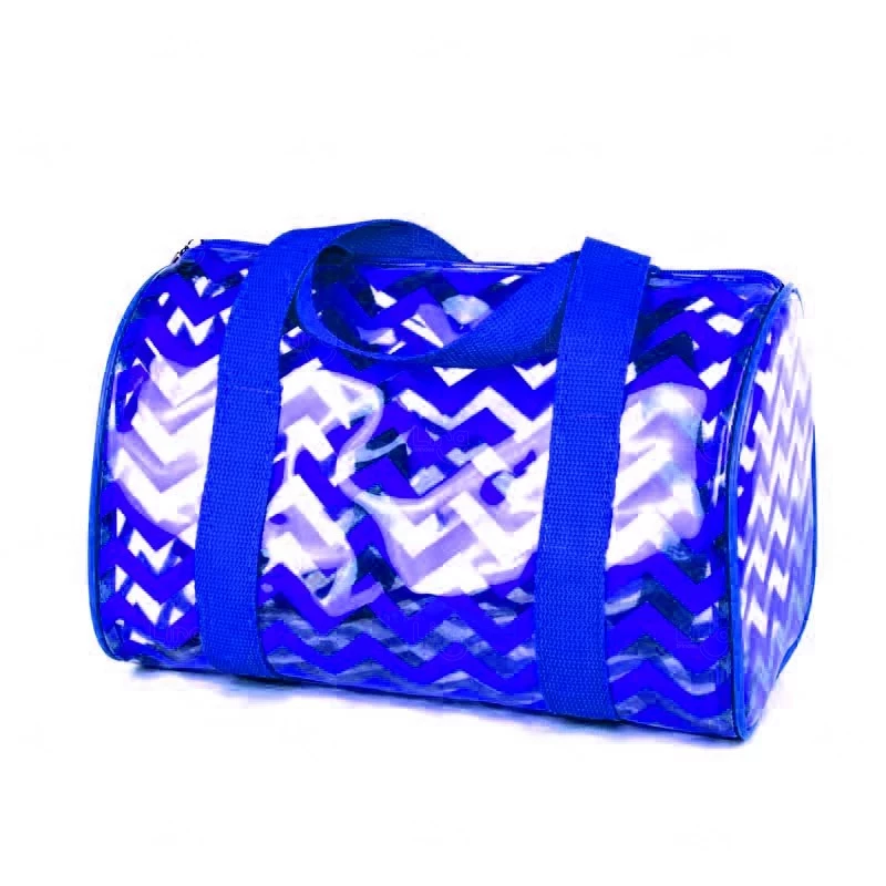 Nécessaire em PVC Cristal Personalizada - 18 x 30 cm Azul