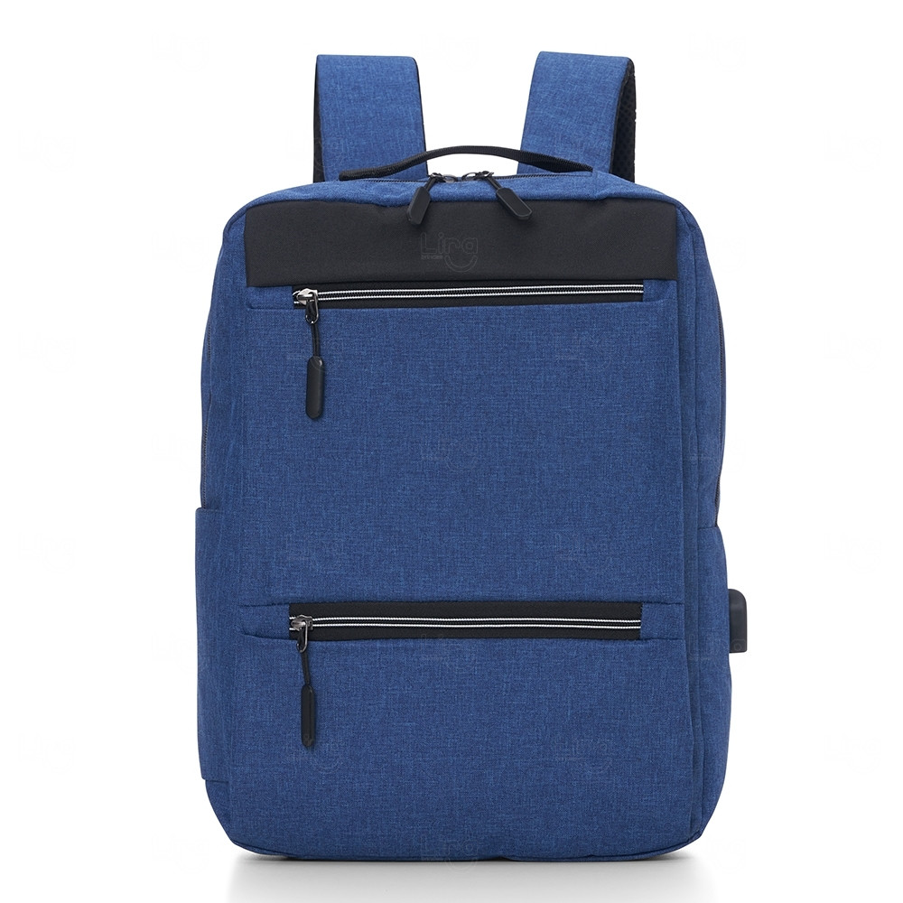Mochila de Nylon 21L Personalizada Azul