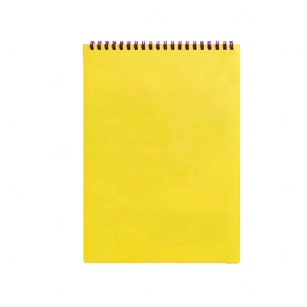 Bloco de Notas 100% Personalizado - 14 x 9,5 cm Amarelo