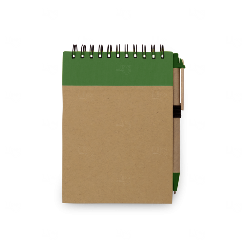 Bloco Ecológico com Caneta Personalizado - 14,5 x 10,5 cm 