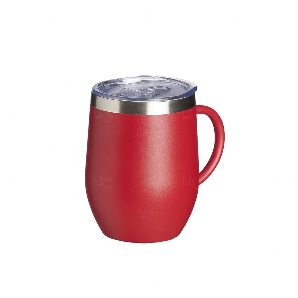 Caneca Cuia Térmica Inox 350ml Personalizada 
