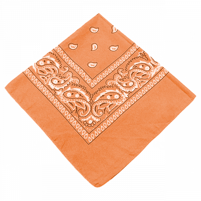 Bandana Personalizada - 58 x 58 cm Laranja