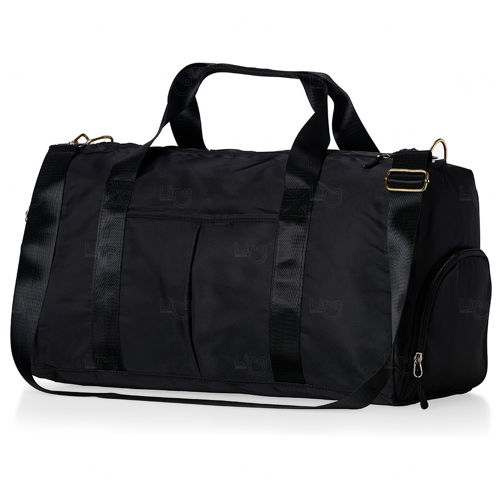 Bolsa Esportiva 35L Feminina Personalizada Preto
