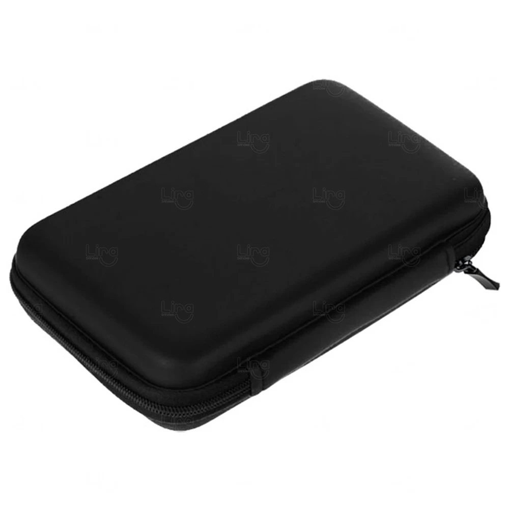 Case em EVA para Kit Tecnológico Personalizado Preto