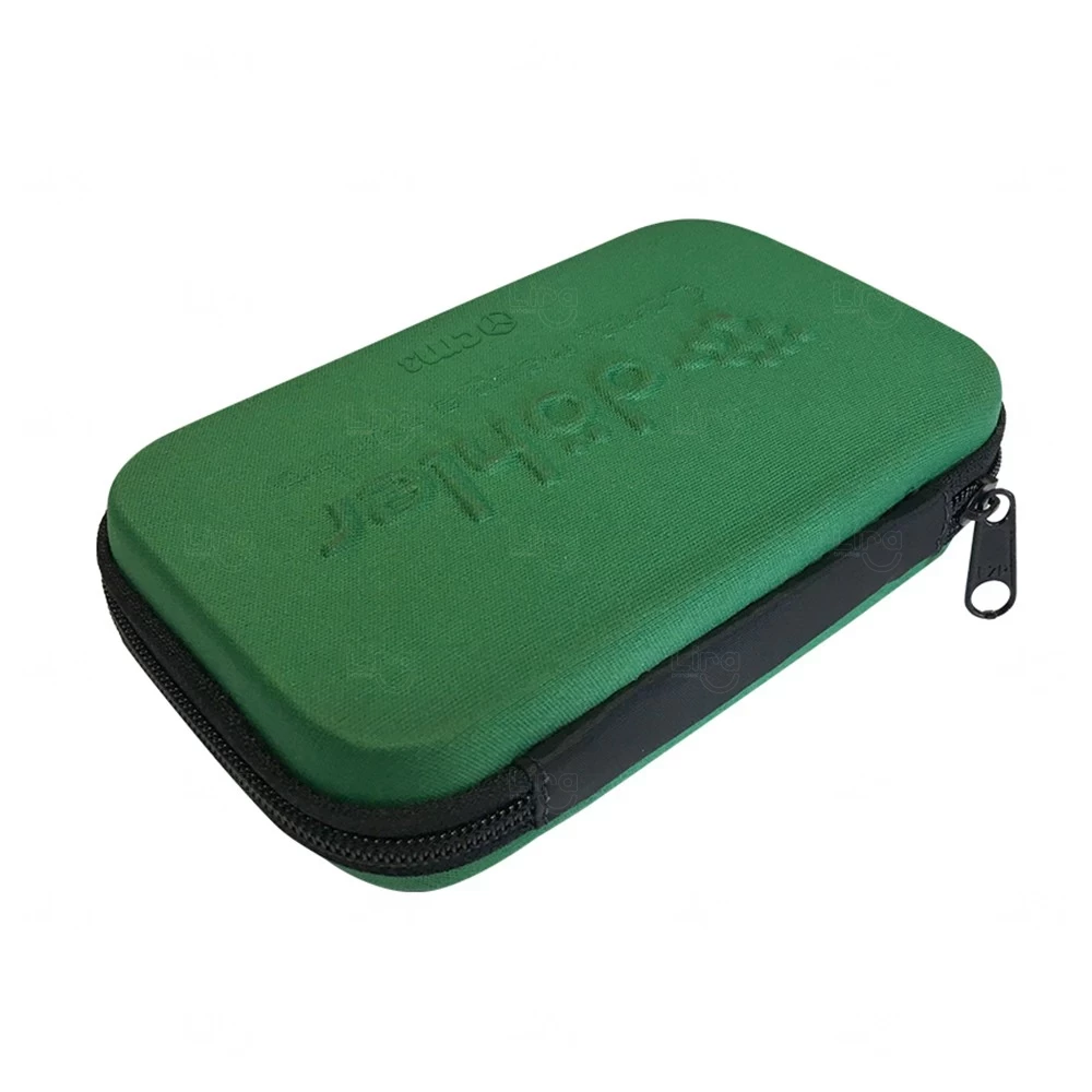 Case em EVA para Kit Tecnológico Personalizado Verde