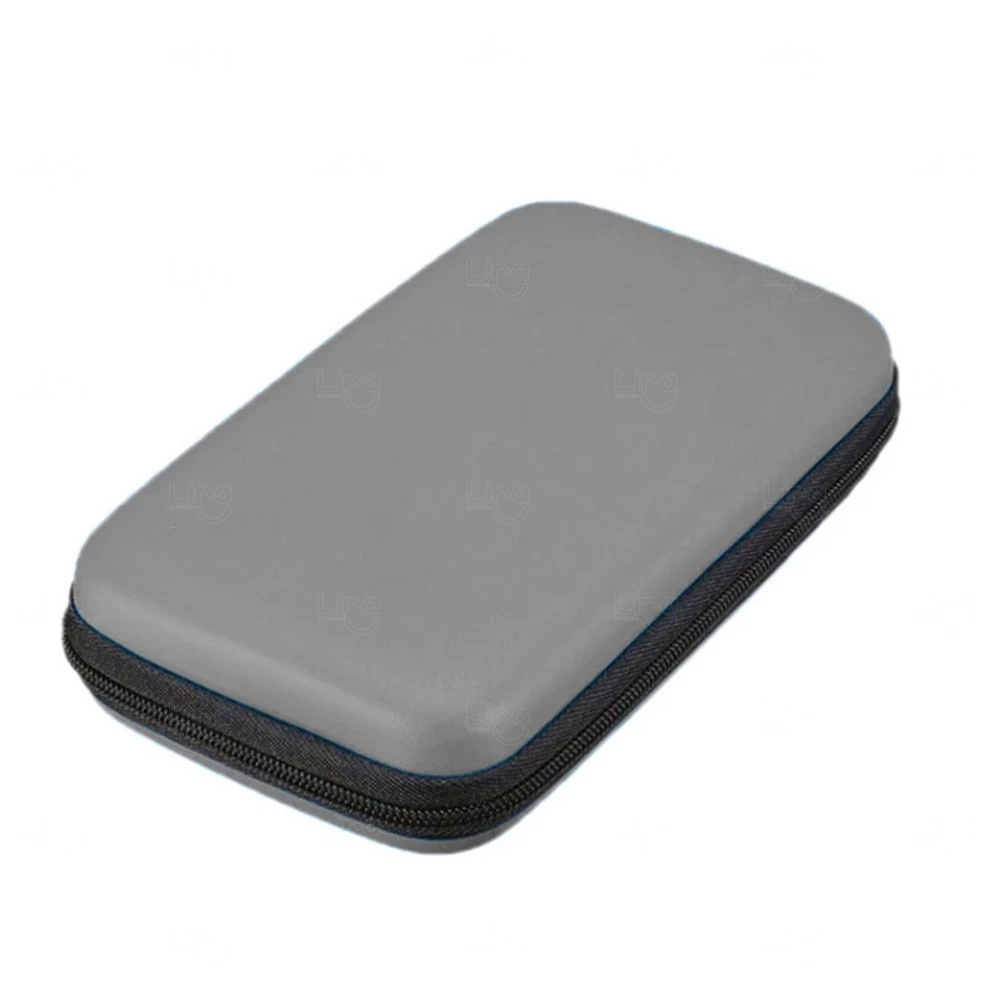 Case em EVA para Kit Tecnológico Personalizado Cinza