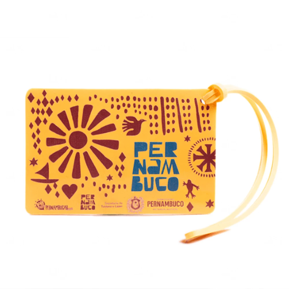 Tag de Mala Emborrachada Personalizada Digital 
