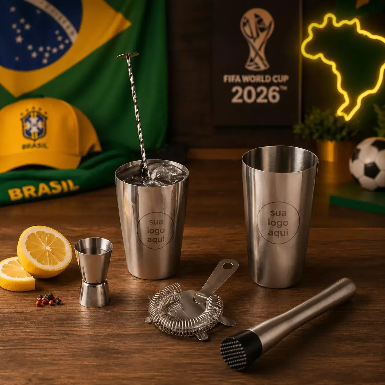 Kit Coquetel  6 Peças Personalizado 