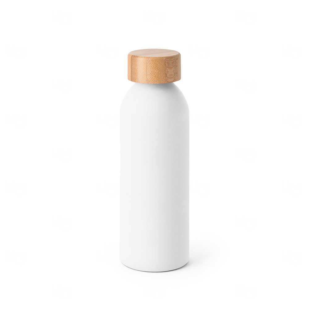 Garrafa de Alumínio 550ml Personalizada Branco