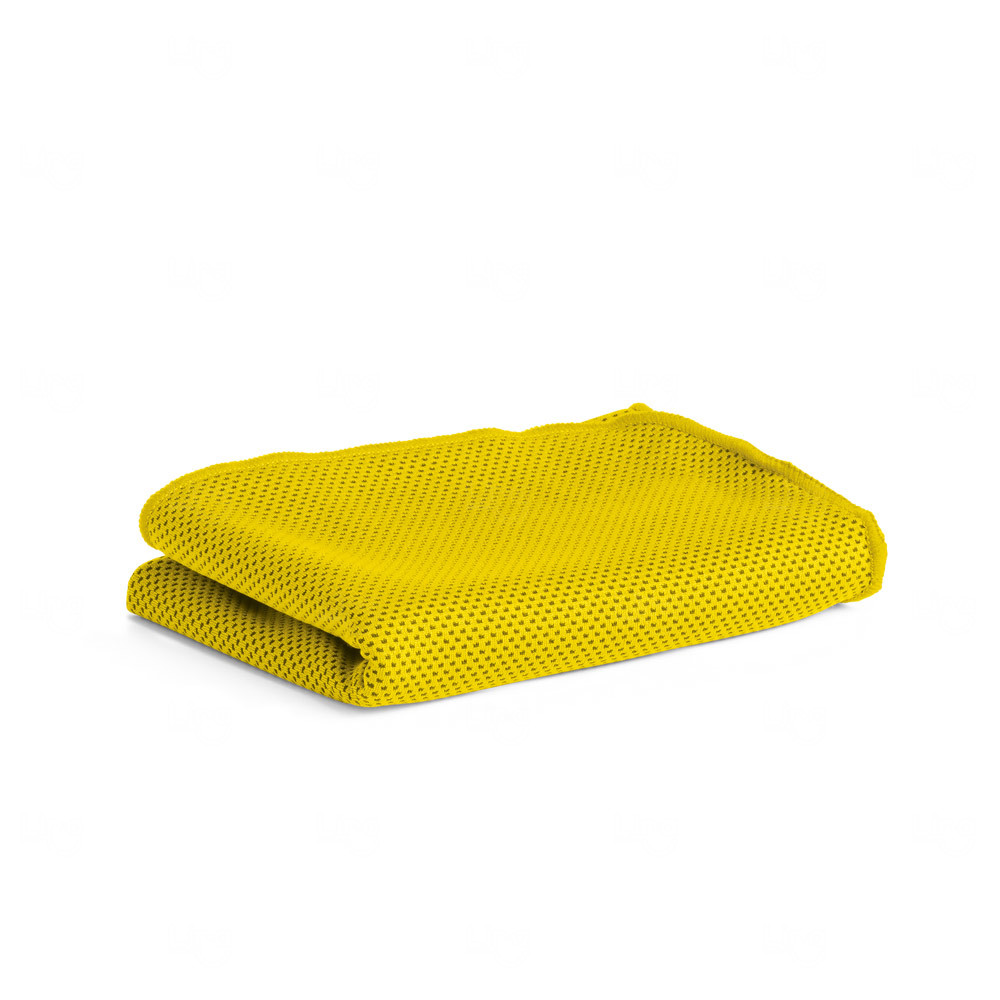 Toalha Esportiva Personalizada - 80x30 cm Amarelo