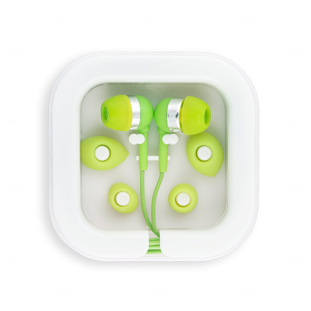 Fone de Ouvido com Microfone e Cabo de 1,20m Verde