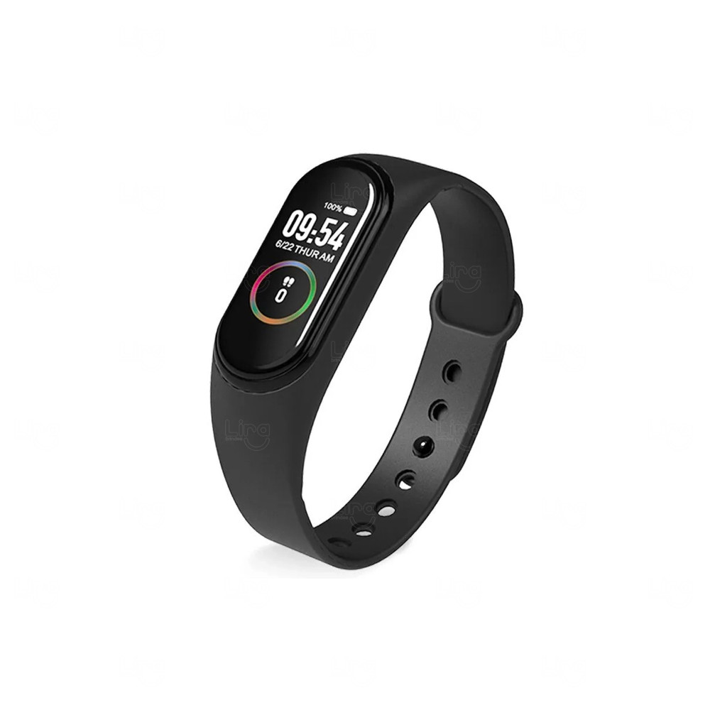 Pulseira Smartband Personalizada Preto