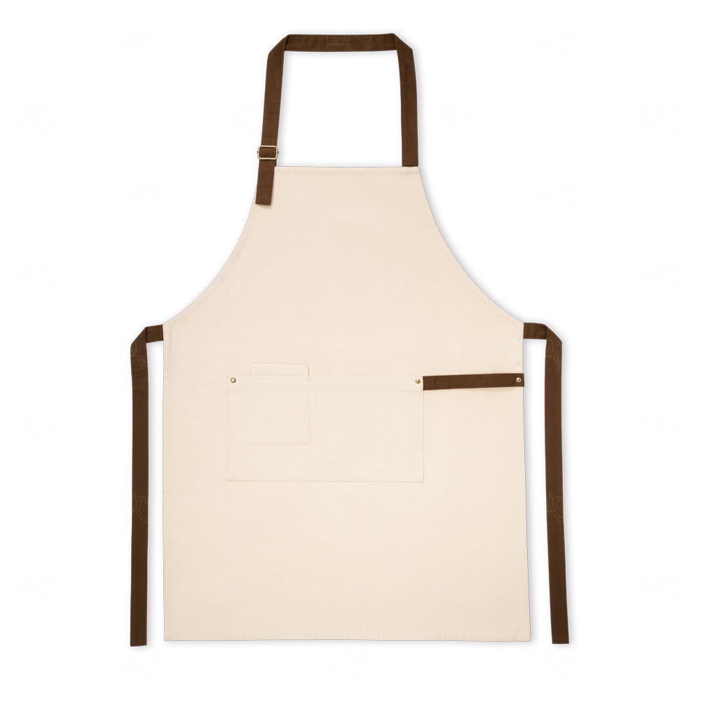 Avental de Algodão Canvas com Bolsos 