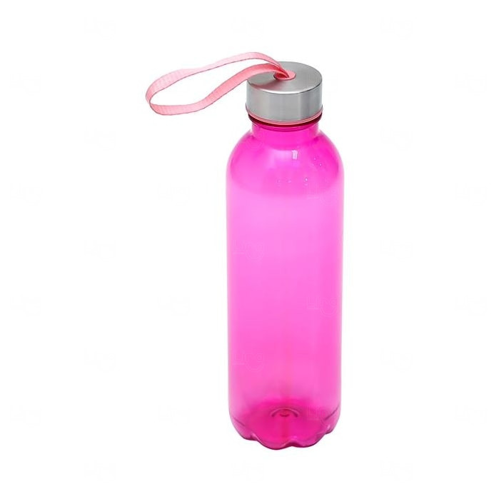 Garrafa PET 600ml com Tampa de Metal Personalizado 