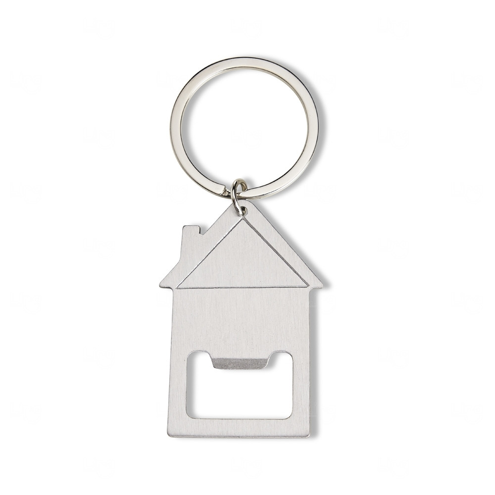 Chaveiro Abridor Casa em Inox Personalizado 