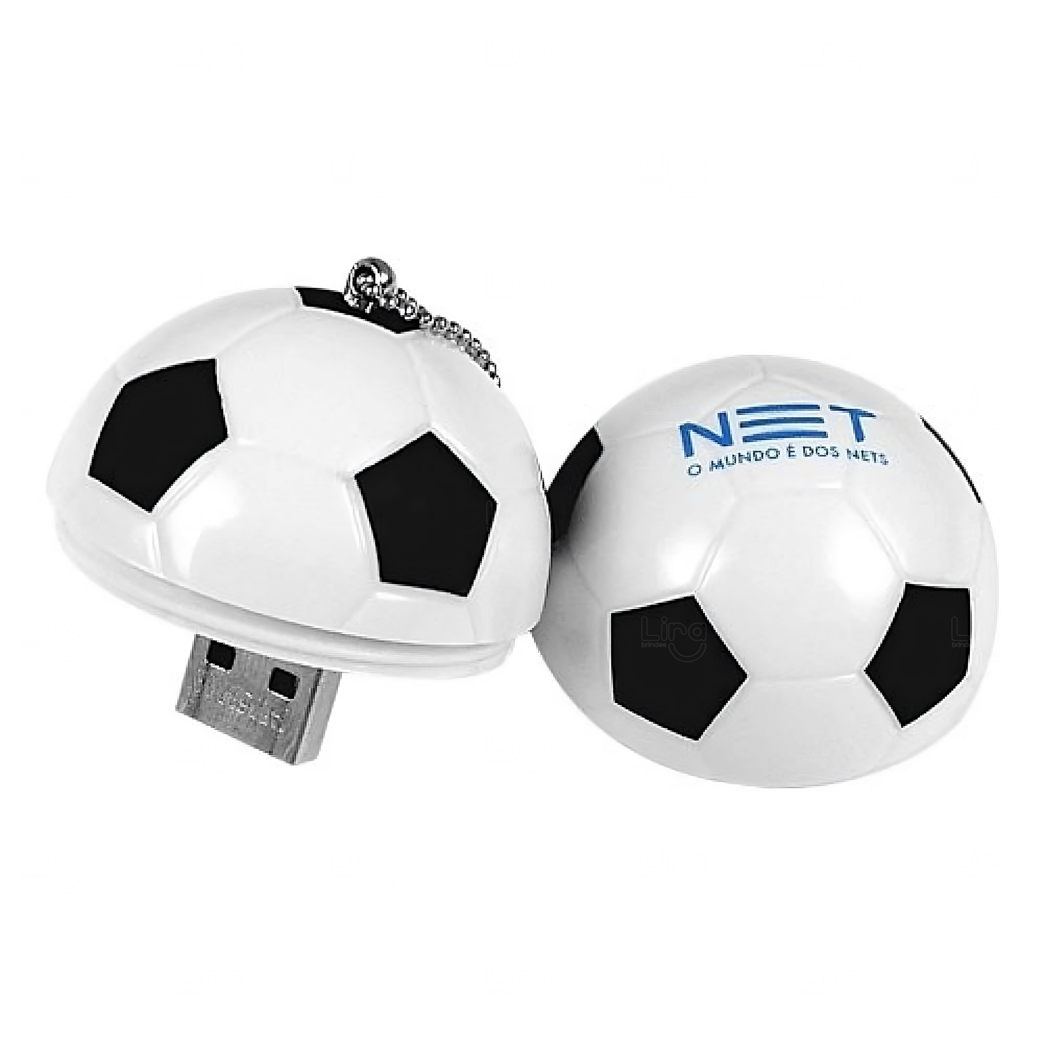 Pen Drive Bola de Futebol 4GB Personalizado 