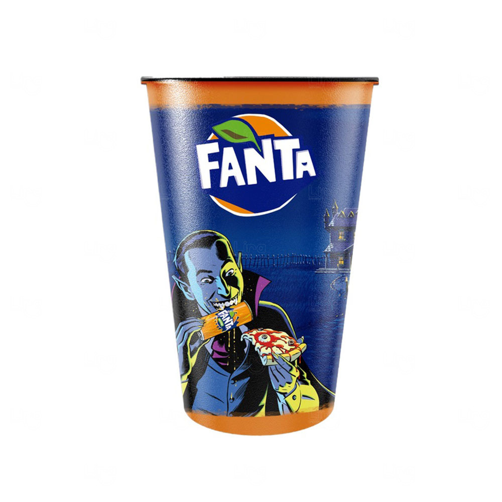 Copo In Mold Label Personalizado - 550 ml Azul