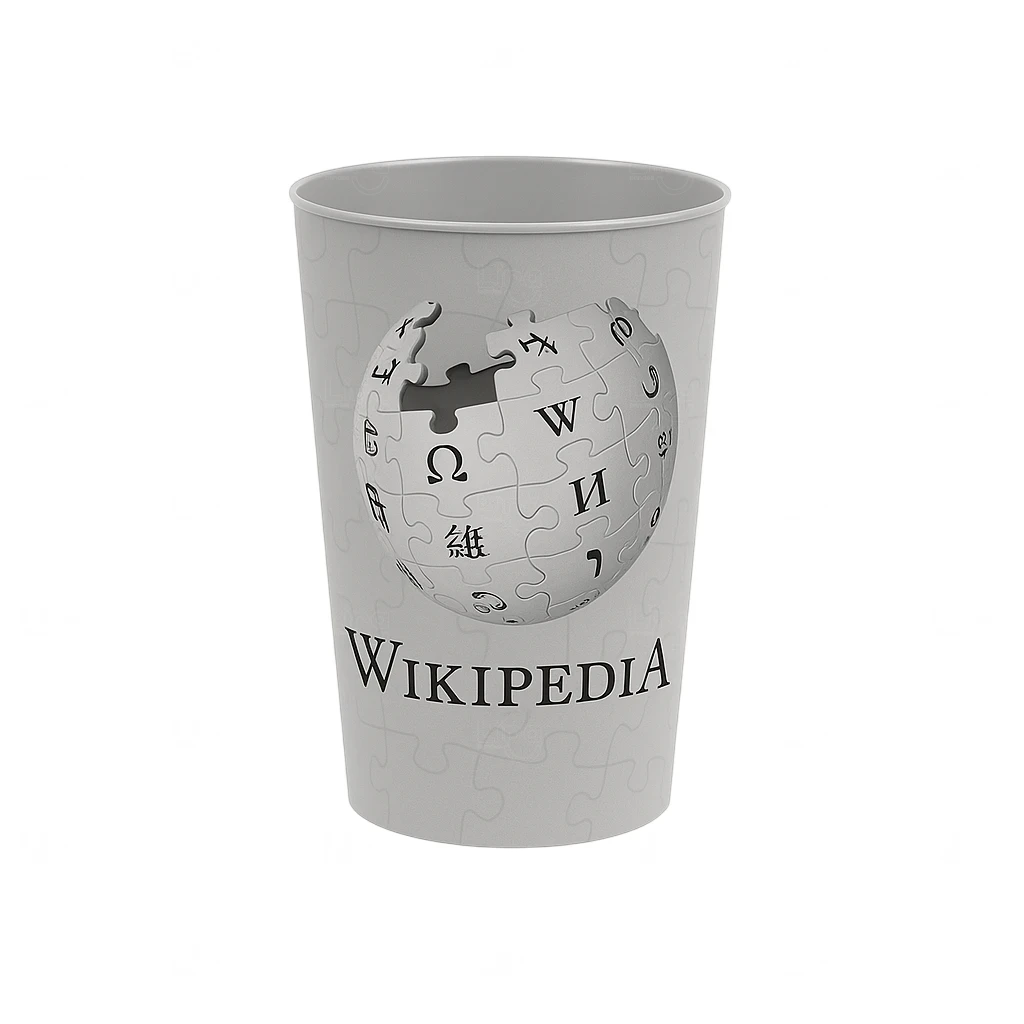 Copo In Mold Label Personalizado - 550 ml Cinza