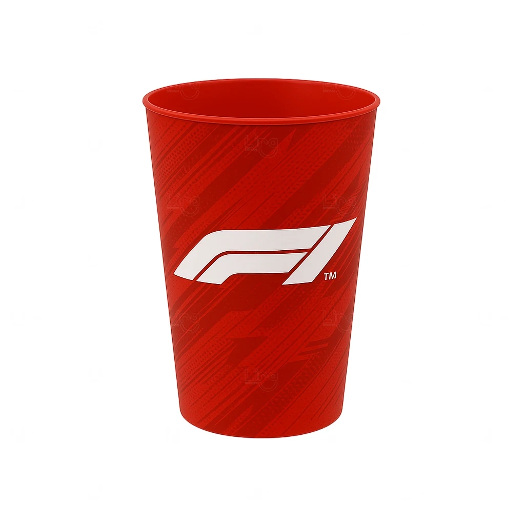 Copo In Mold Label Personalizado - 550 ml Vermelho