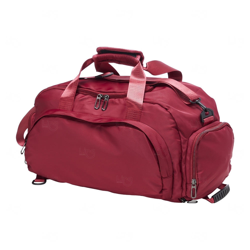 Bolsa Esportiva 28L Impermeável Personalizada Vermelho