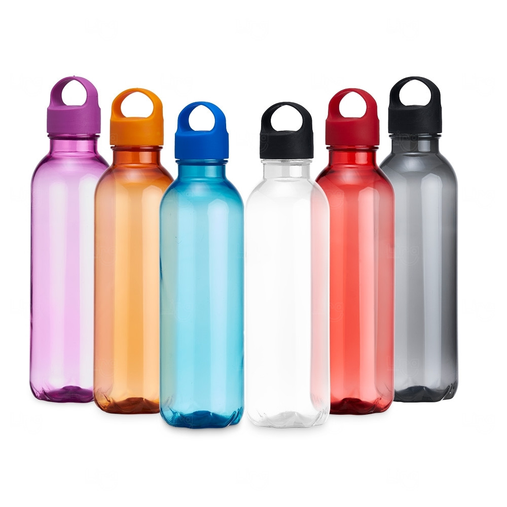 Garrafa Plástica 650ml com Alça Personalizada 