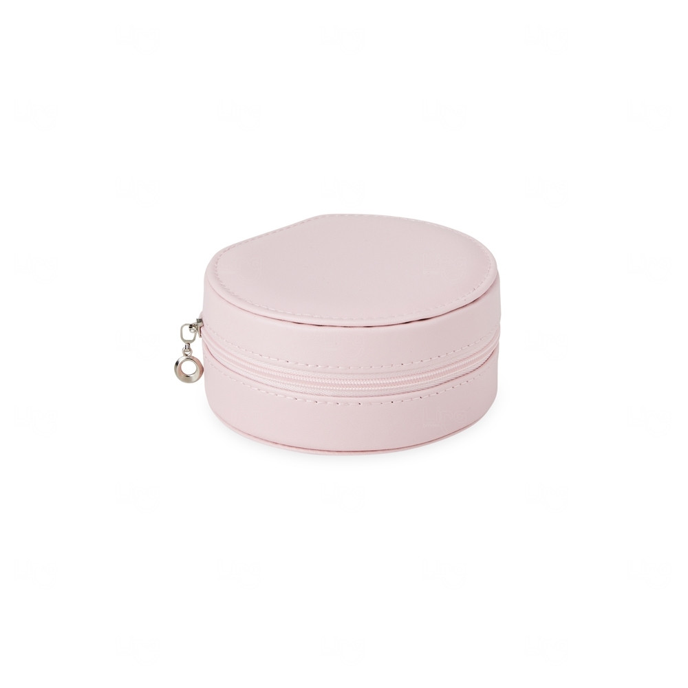 Porta-Joias em Couro Sintético Personalizado - 5x11x10cm 