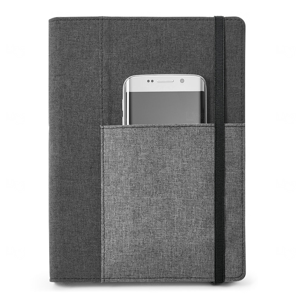 Capa A5 com Bloco de Notas Personalizada - 22 x 16 cm 