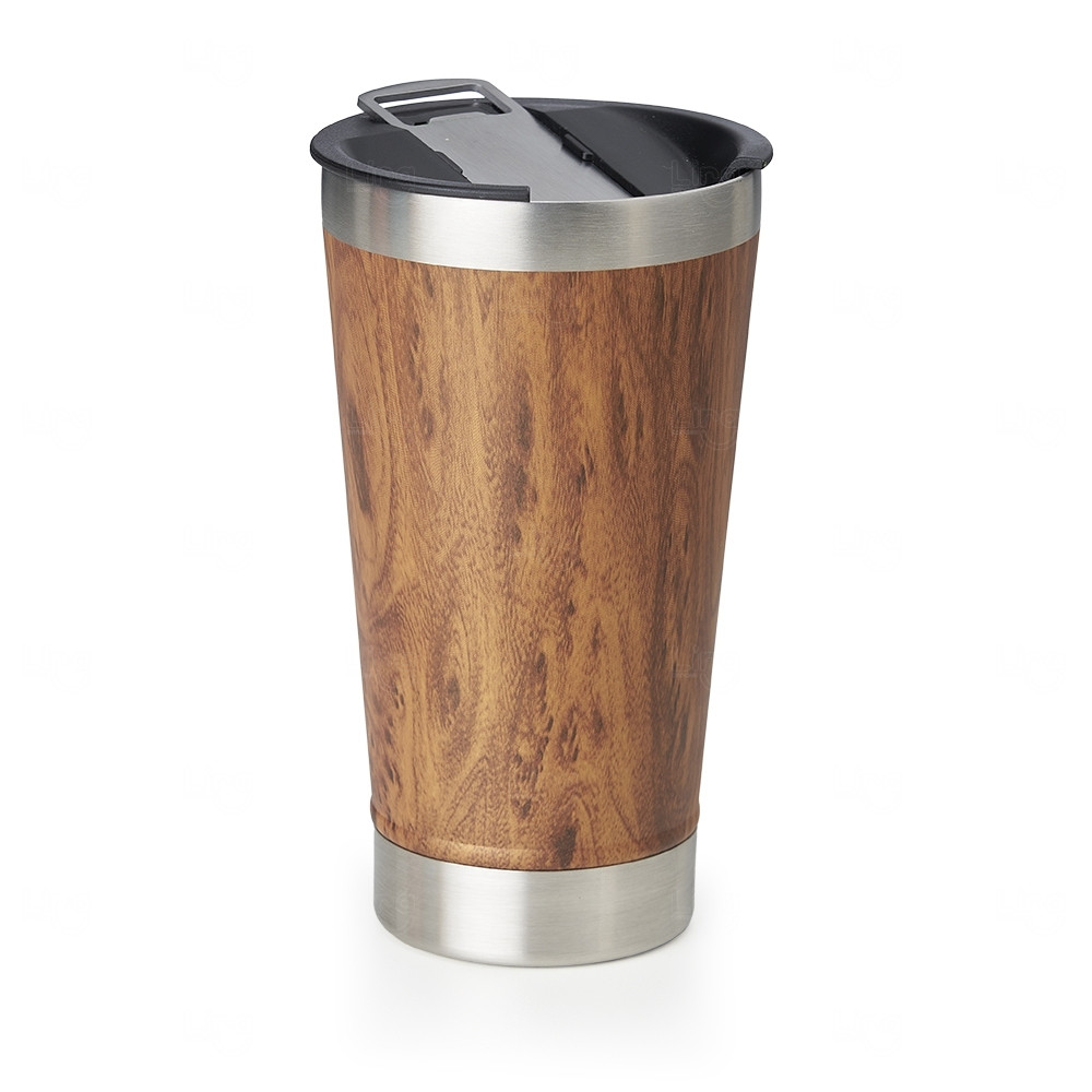 Copo Térmico 500ml com Abridor Personalizado 