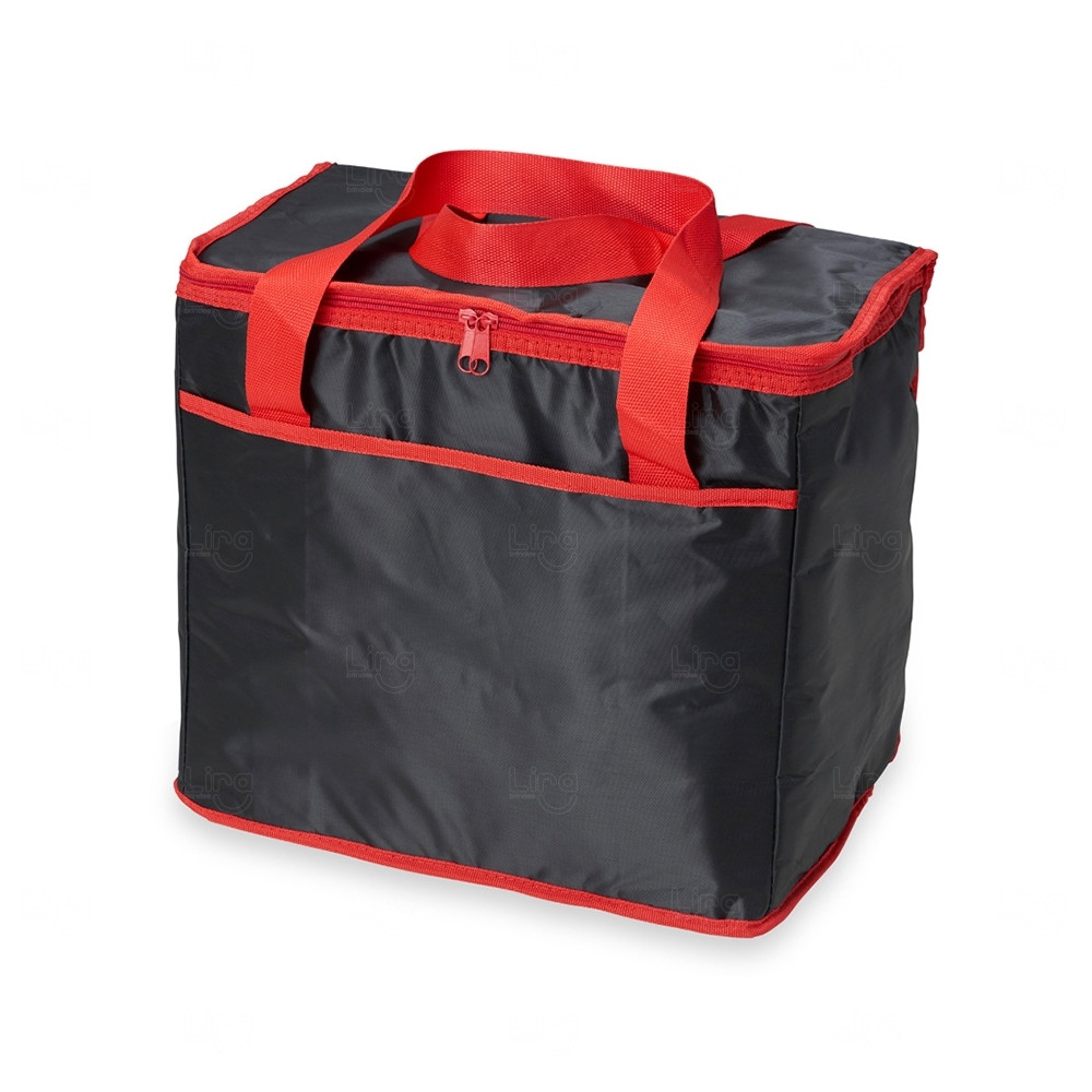 Bolsa Térmica 36L em Poliéster Personalizada Vermelho