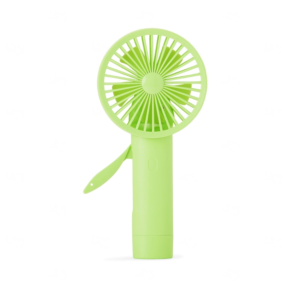 Mini Ventilador Manual Personalizado Verde Claro
