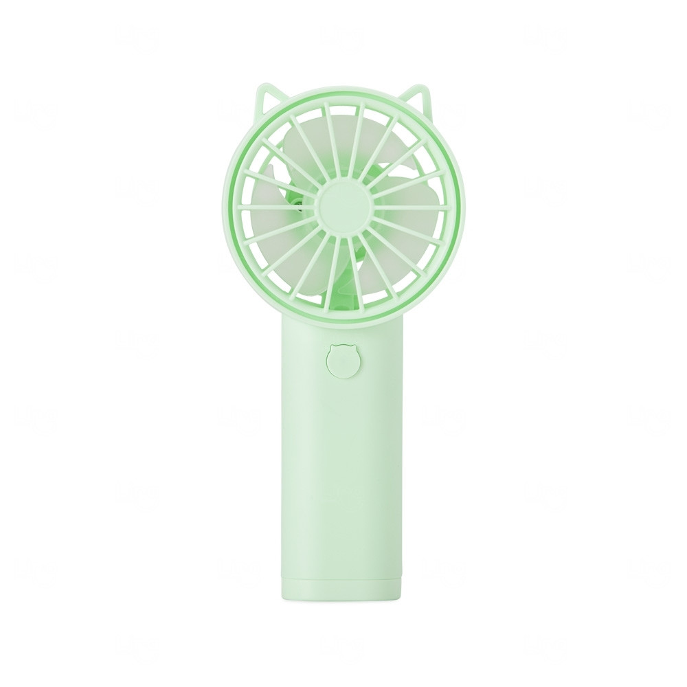 Mini Ventilador Plástico Personalizado Verde