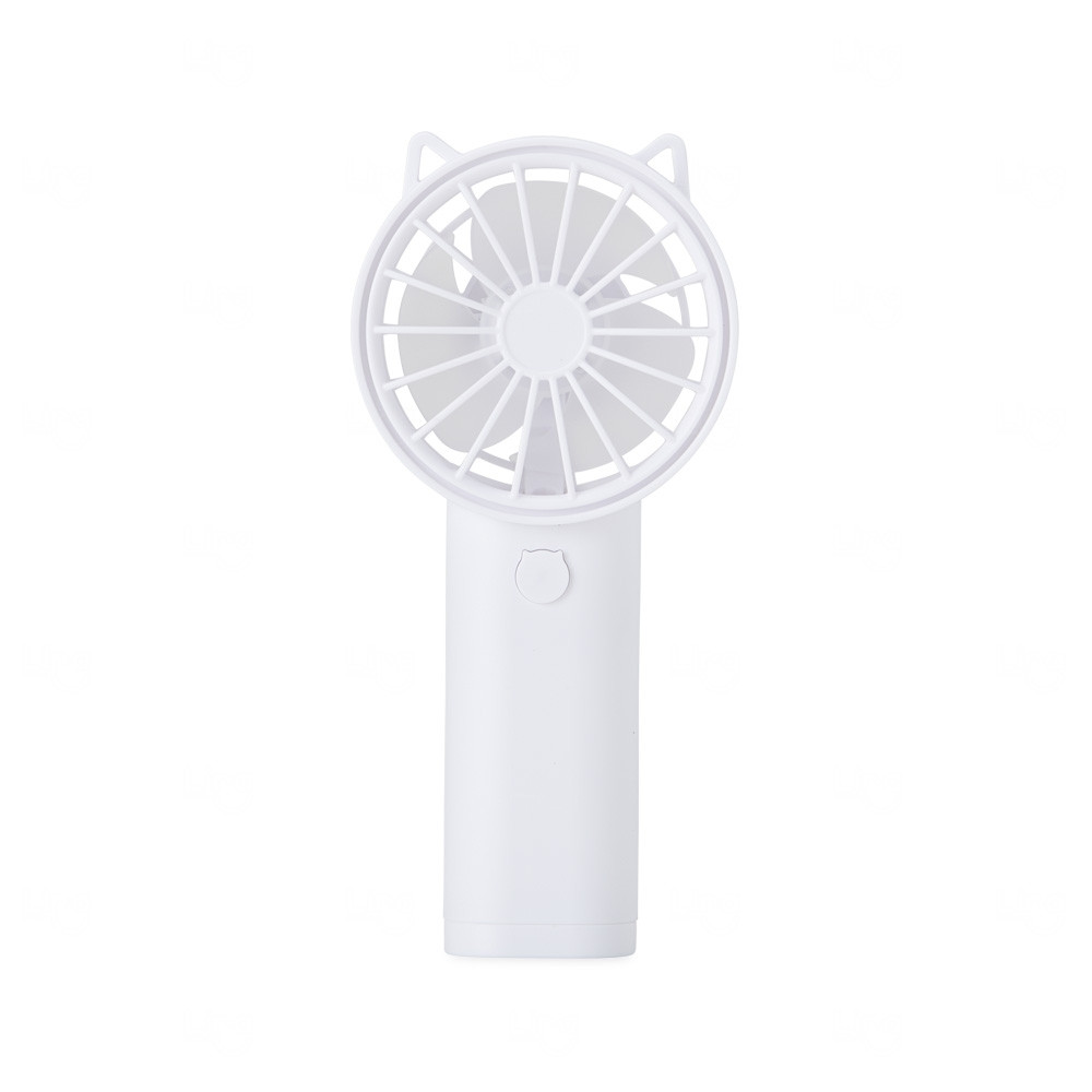 Mini Ventilador Plástico Personalizado Branco