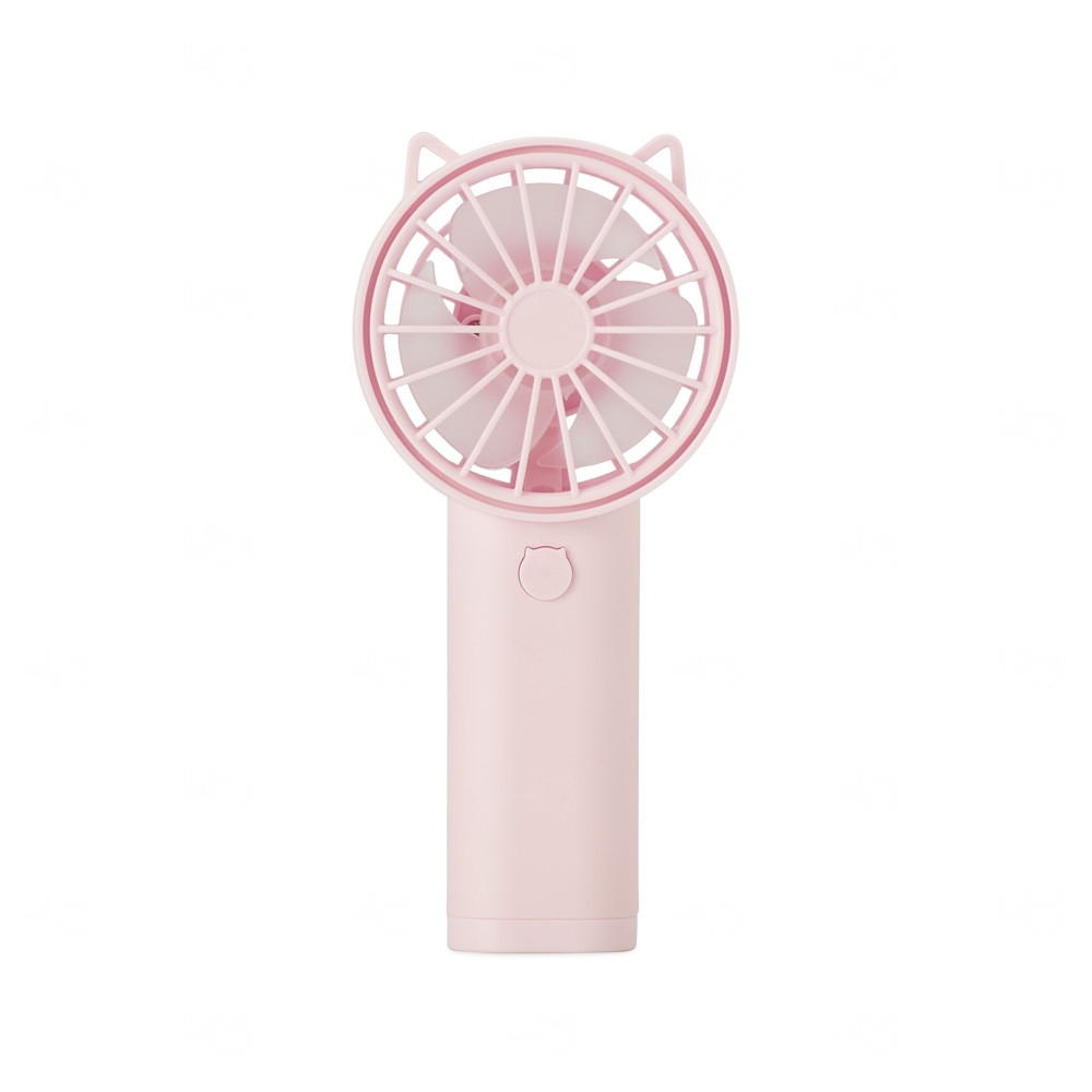 Mini Ventilador Plástico Personalizado Rosa